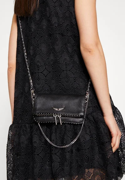 Zadig & Voltaire ROCK NANO STUDS - Clutch - noir