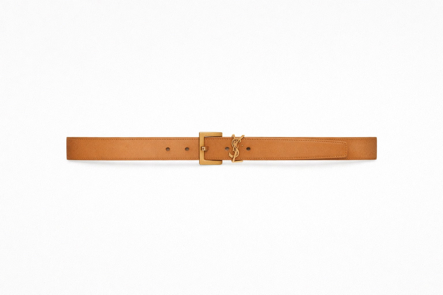Saint Laurent Cassandre leather belt