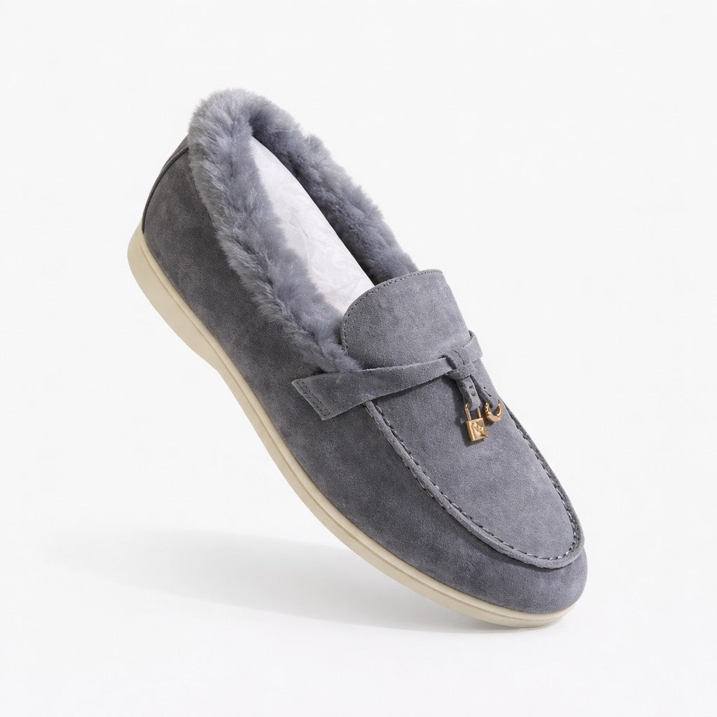 Loro Piana suede loafer