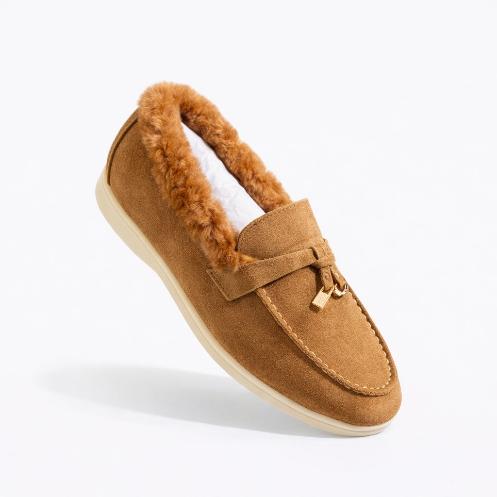 Loro Piana suede loafer
