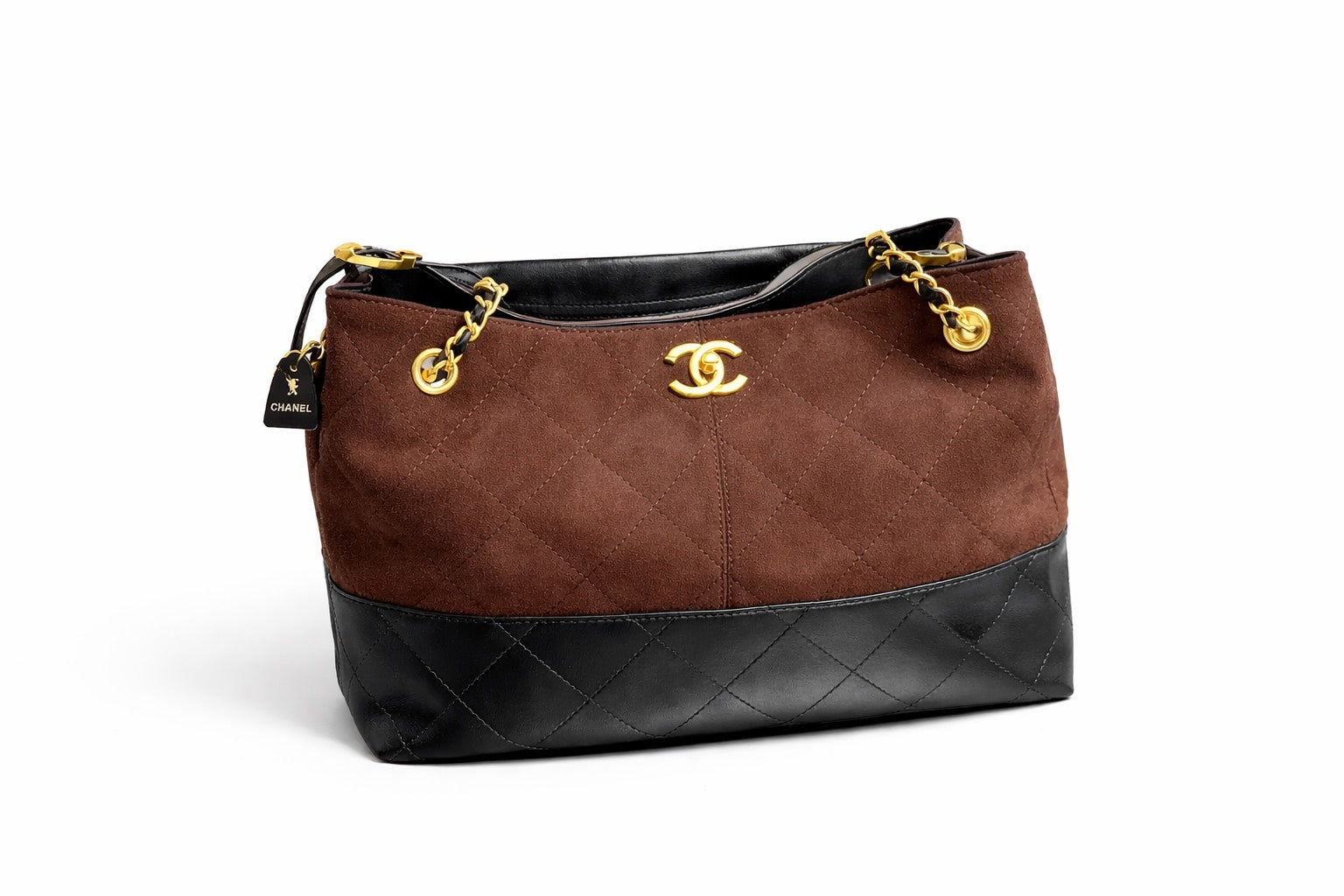 Chanel 25A Hobo Suede Bag