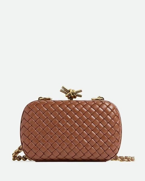 Bottega Veneta Knot minaudière clutch bag