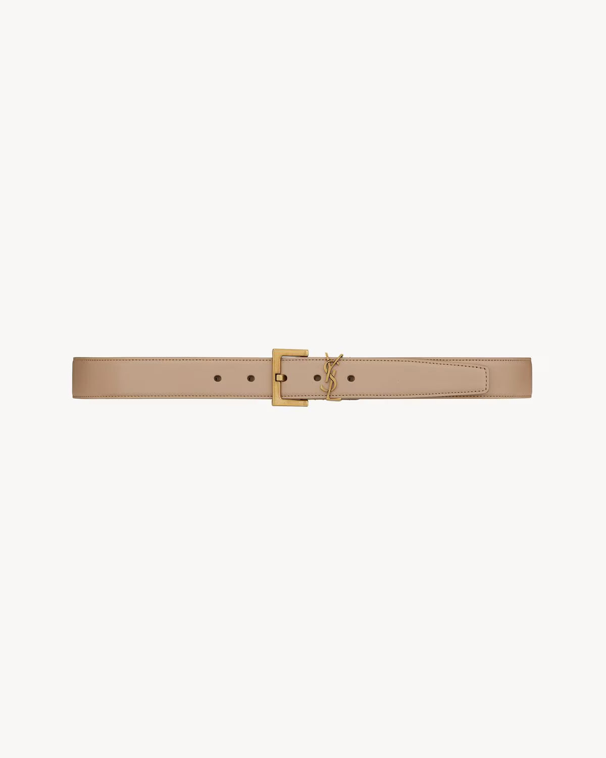 Saint Laurent Cassandre leather belt
