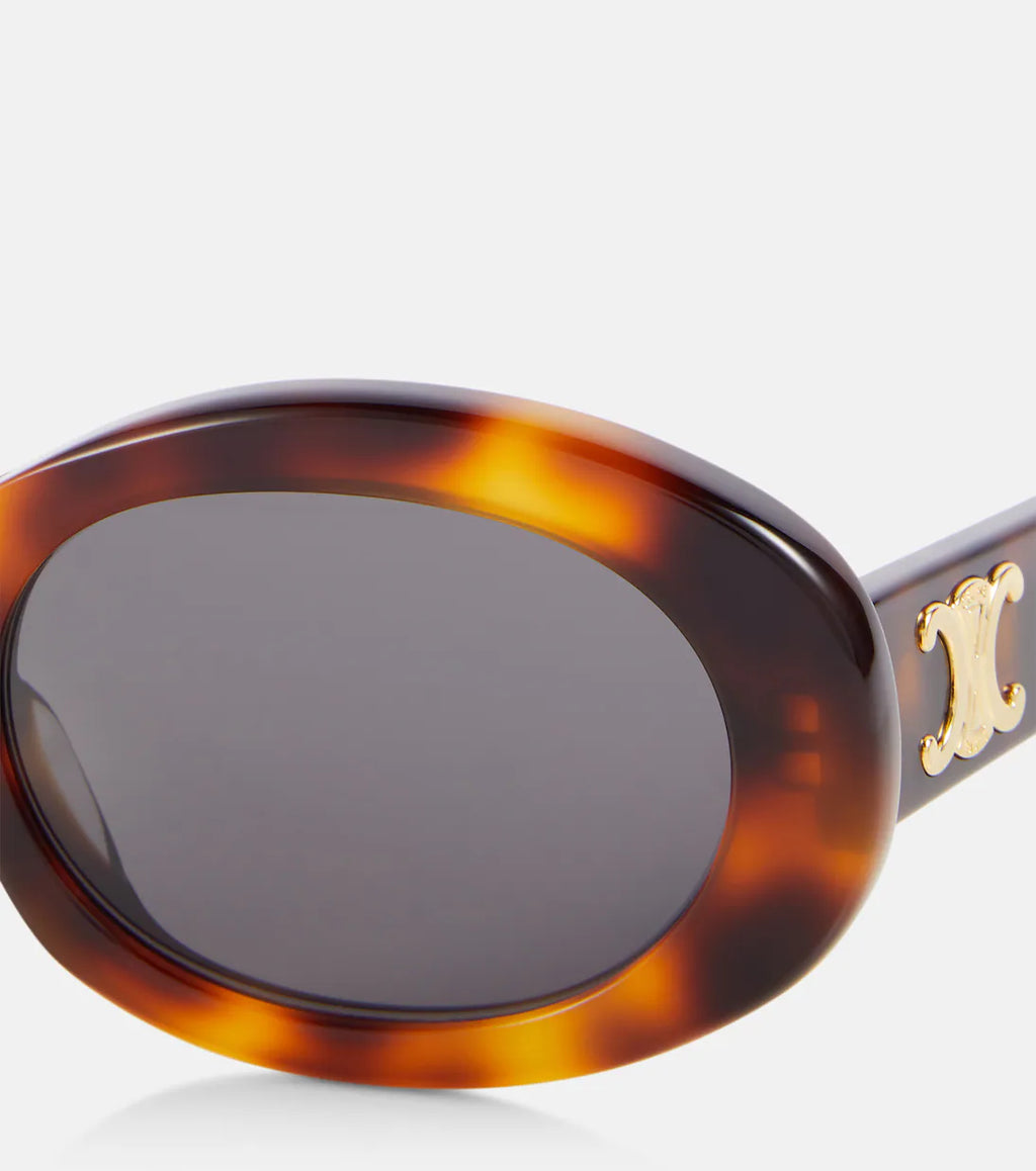 Celine Eyewear Triomphe 01 oval sunglasses