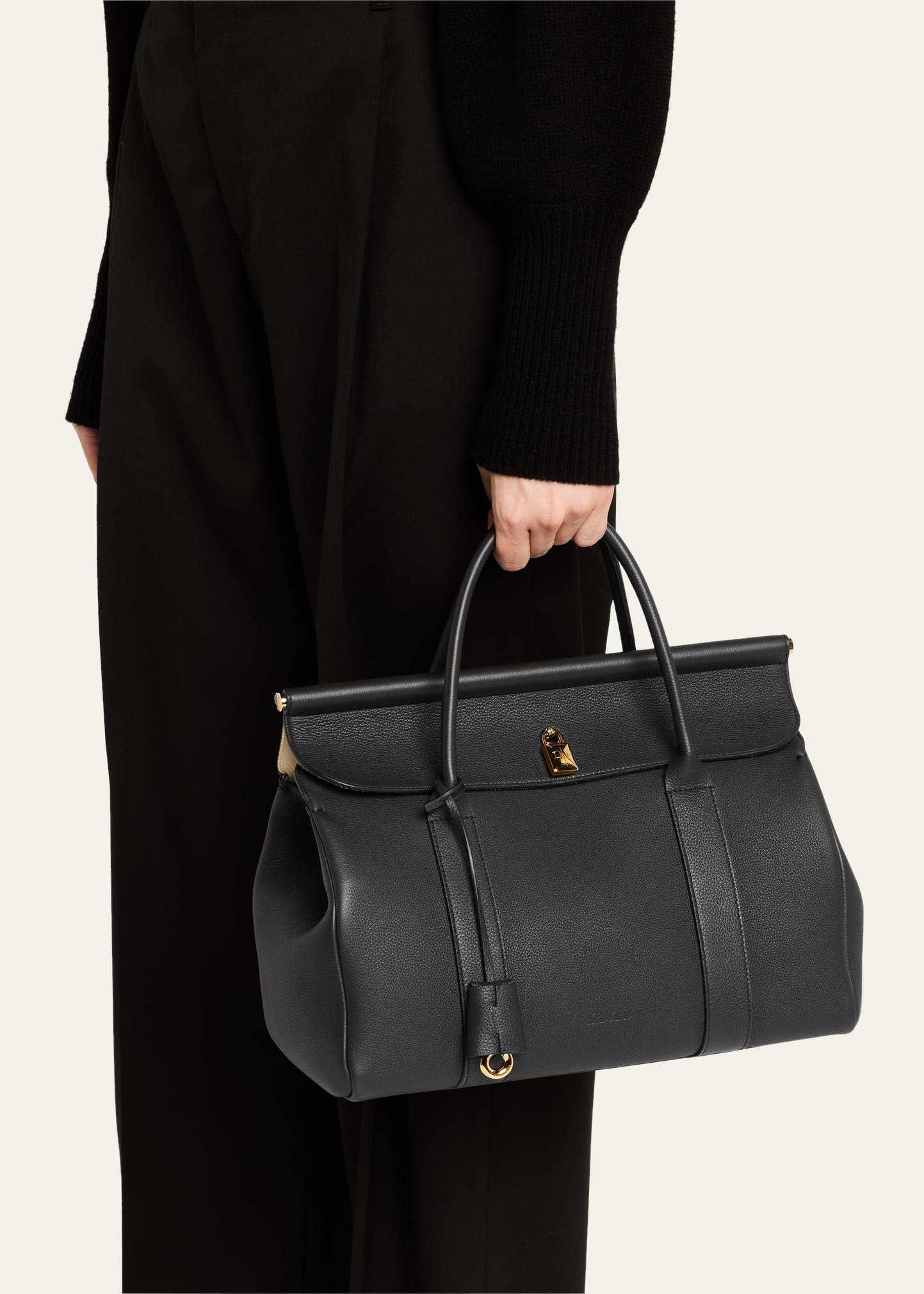 Loro Piana Loom 32 Leather Bag