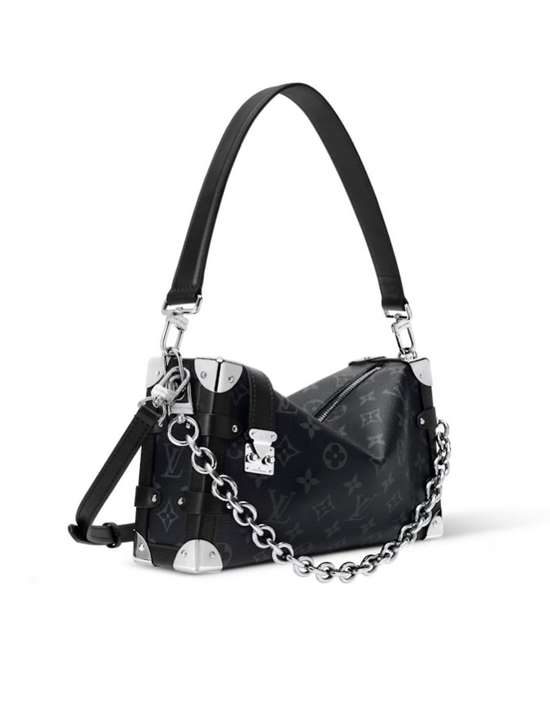 Louis Vuitton Side Trunk MM East West bag in Monogram Eclipse canvas