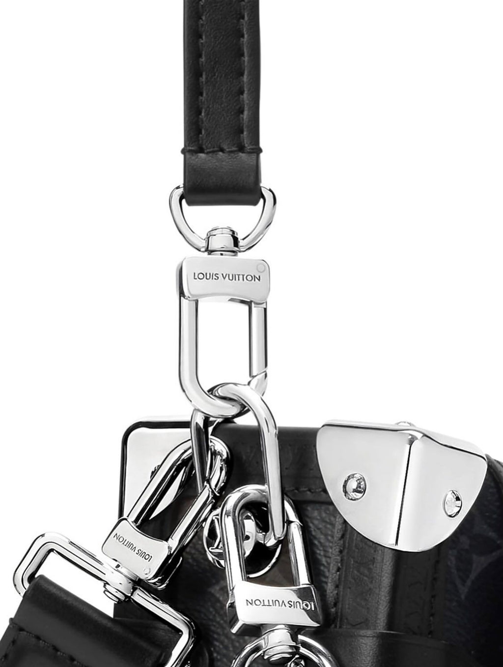 Louis Vuitton Side Trunk MM East West bag in Monogram Eclipse canvas